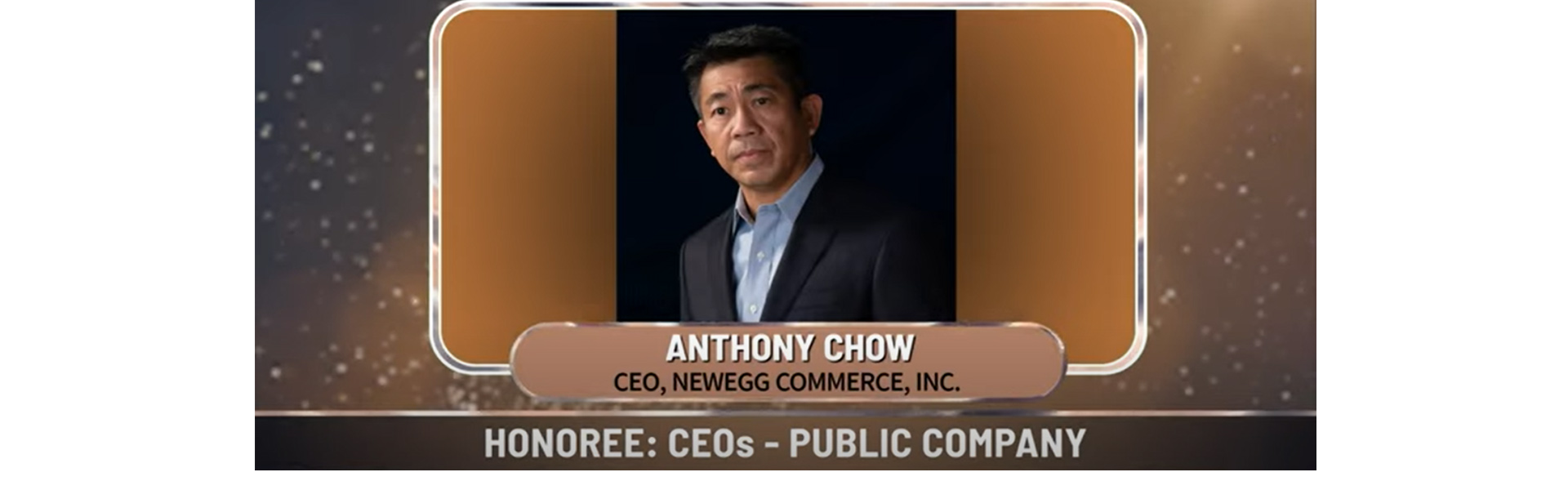 Newegg CEO Anthony Chow Receives the Los Angeles Times CEO Leadership Award