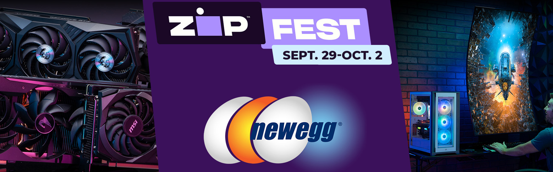 Newegg Offers Site-Wide Savings Through Oct. 2 for Zip Fest