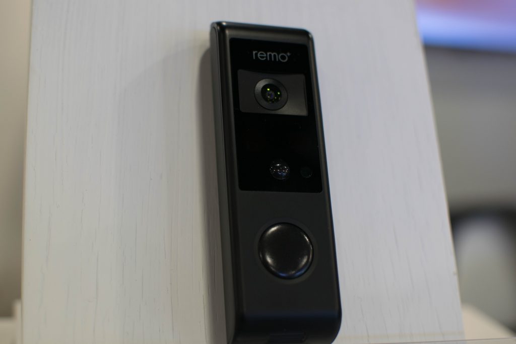 CES, Smart Home, smart lighting, Home Automation. The new remObell W is a slim, HD doorbell camera.
