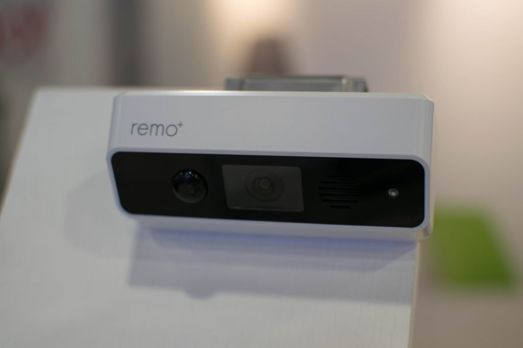 CES, Smart Home, smart lighting, Home Automation. The remo+ DoorCam enables two-way communication and video surveillance for non-doorbell setups.