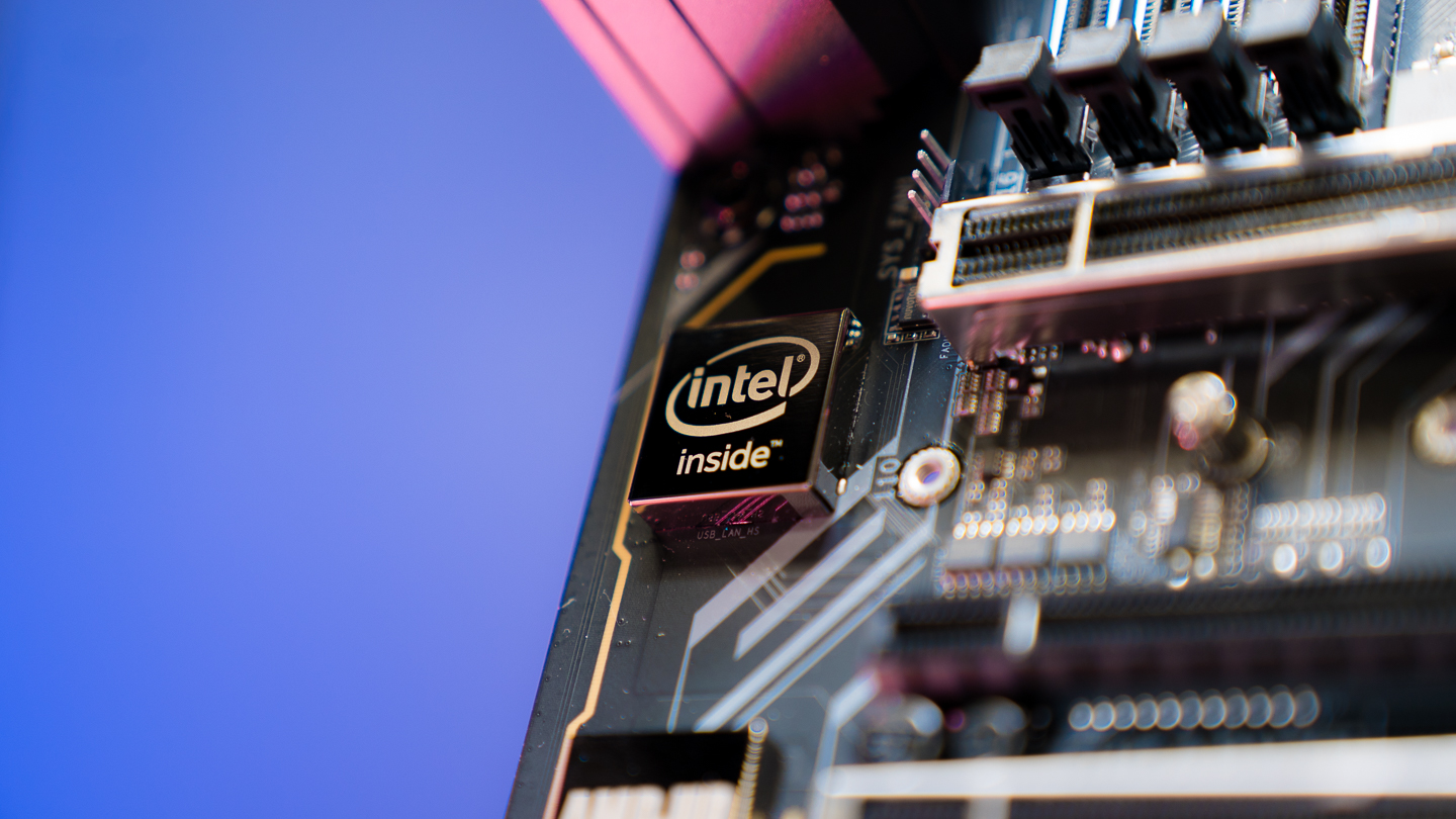 An Intel motherboard