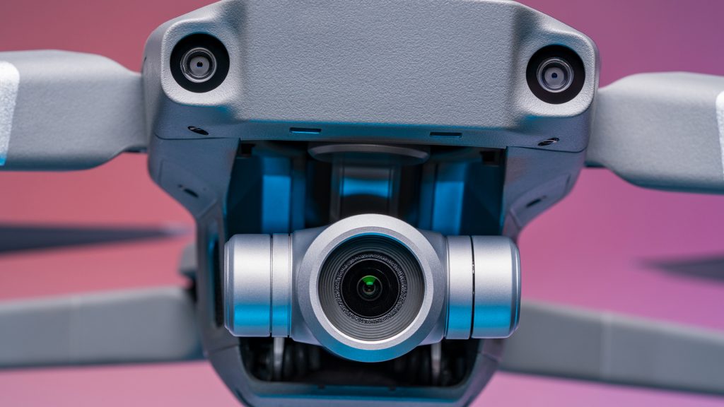The Mavic 2 Zoom showing off the 12MP, 2x optical zoom lens with 4x lossless zoom. 