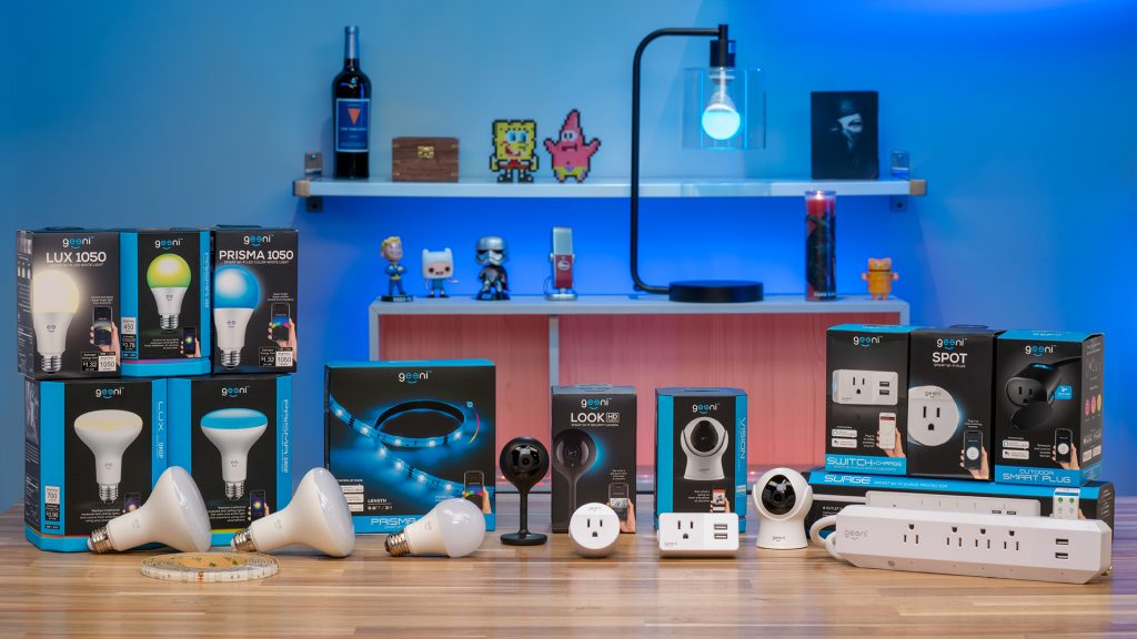 The Geeni connected home ecosystem spans across smart lighting, Wi-Fi plugs, and smart surveillance cameras for cheap Smart Home tech without a hub.