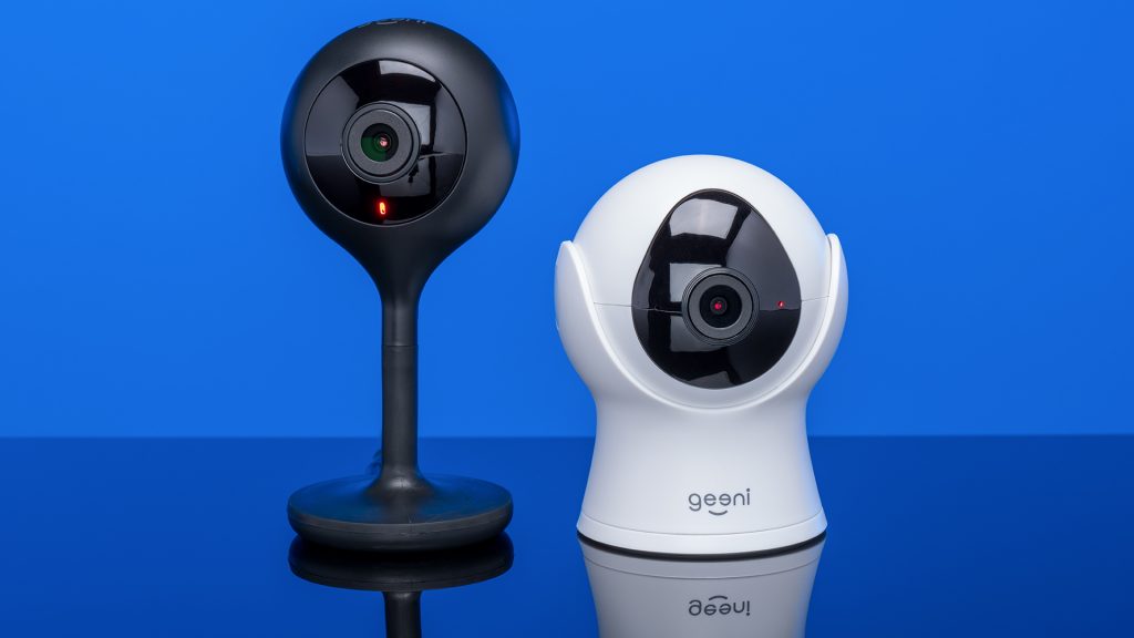 The Geeni VISION and LOOK HD are small-form smart surveillance cameras that give a quick snapshot into what is going on at home with motion alerts and two-way voice communication.
