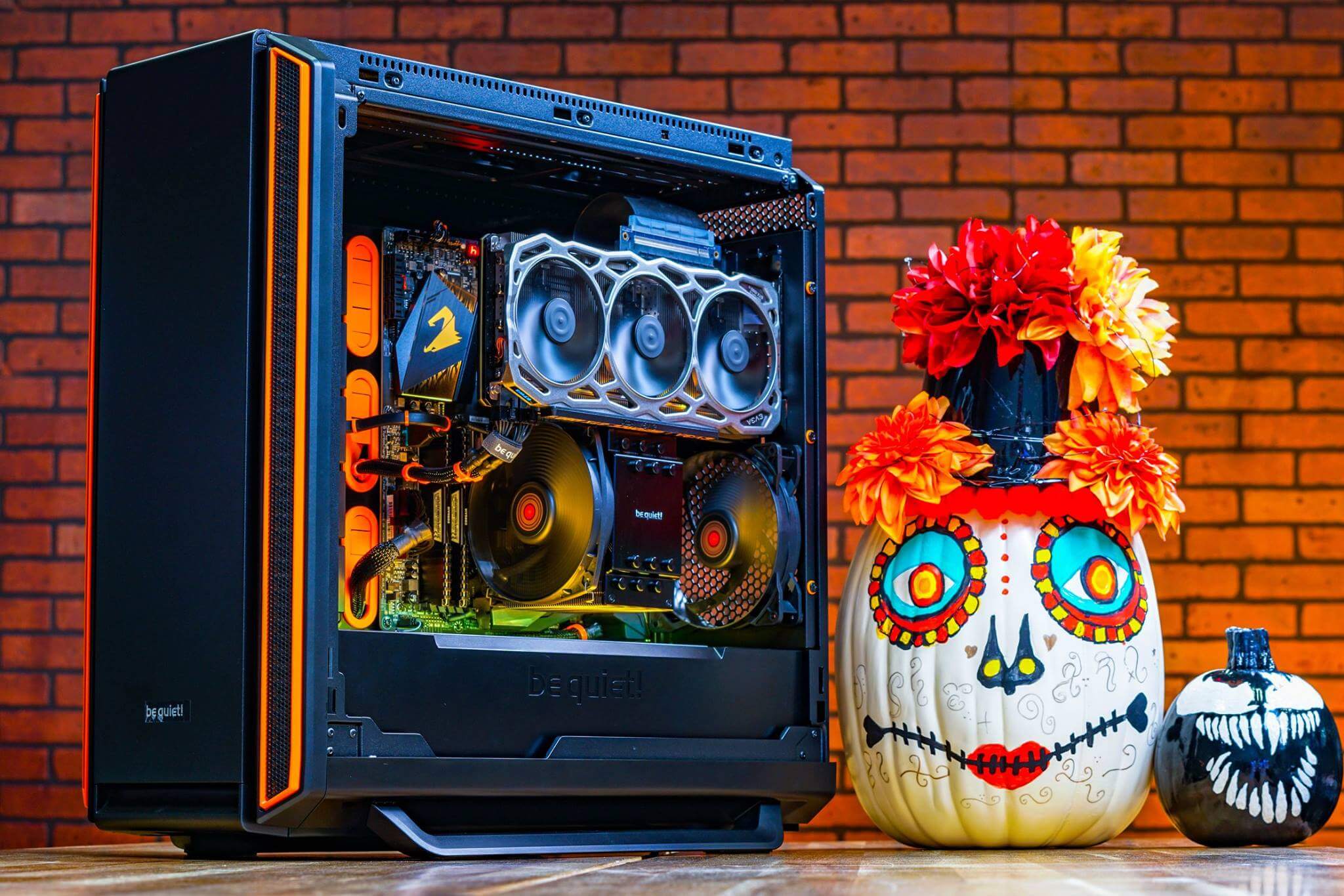 We’re celebrating Halloween in style with our black and orange build based on the Silent Base 801 PC case from BeQuiet!.