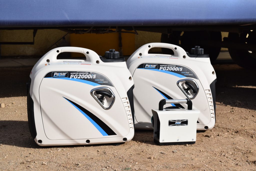 The PG2000is portable generator is an inverter with a lightweight construction and capable of powering sensitive electronics.