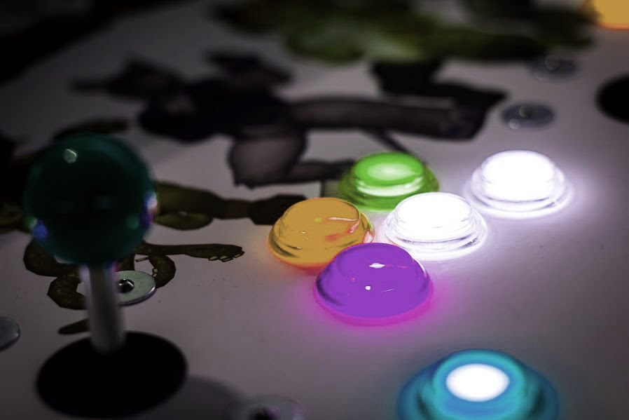 pax east arcade stick close up