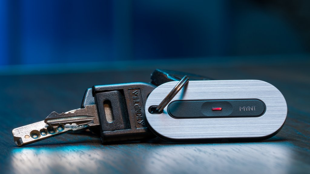 Mynt is a lightweight Bluetooth smart tracker, easy to attach to most items without being too bulky or heavy.