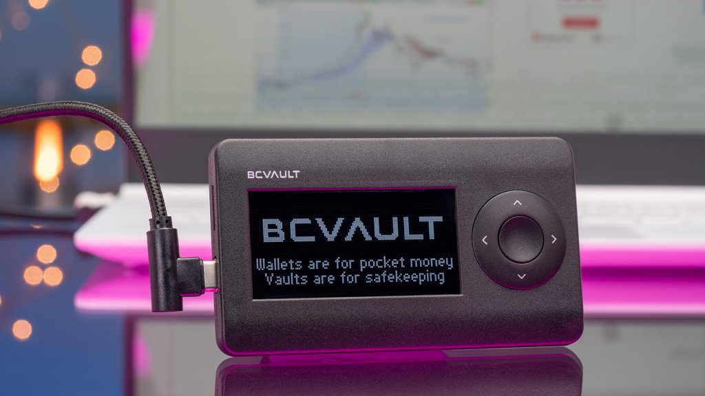 BC Vault One - A reinvention of the cryptocurrency wallet for long-term storage - Newegg Insider