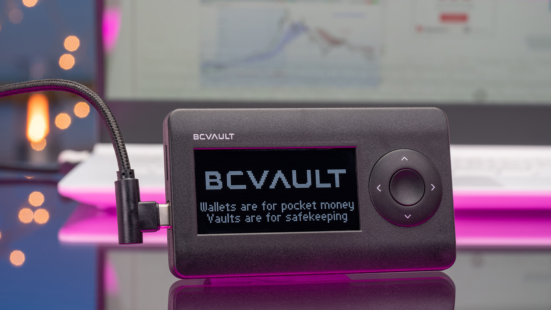 The BC Vault One cryptocurrency wallet offers a range of innovations, like ferroelectric RAM storage and non-deterministic wallets.