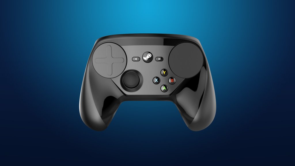 steam controller front