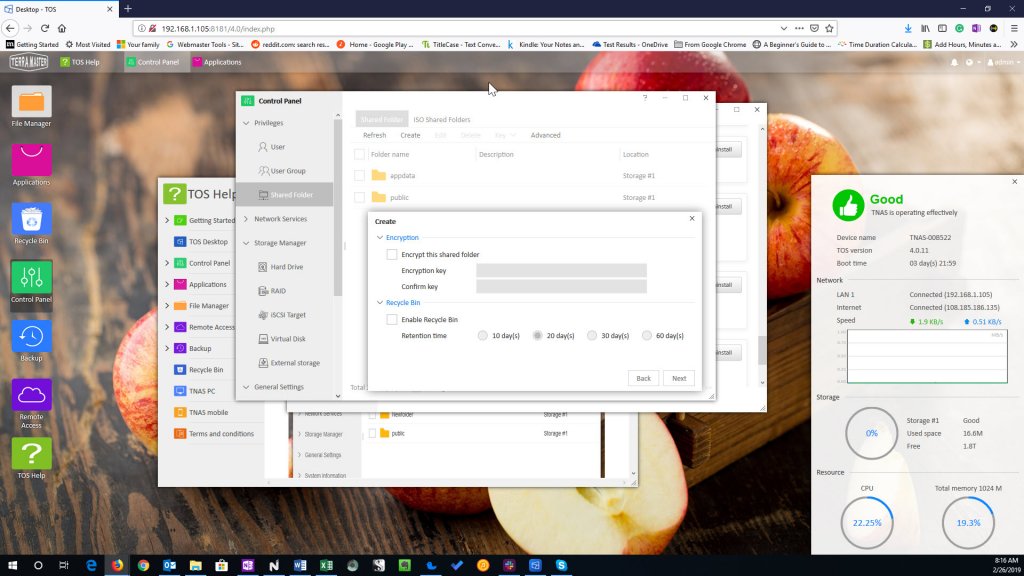 terramaster Create_Shared_Folder_screenshot