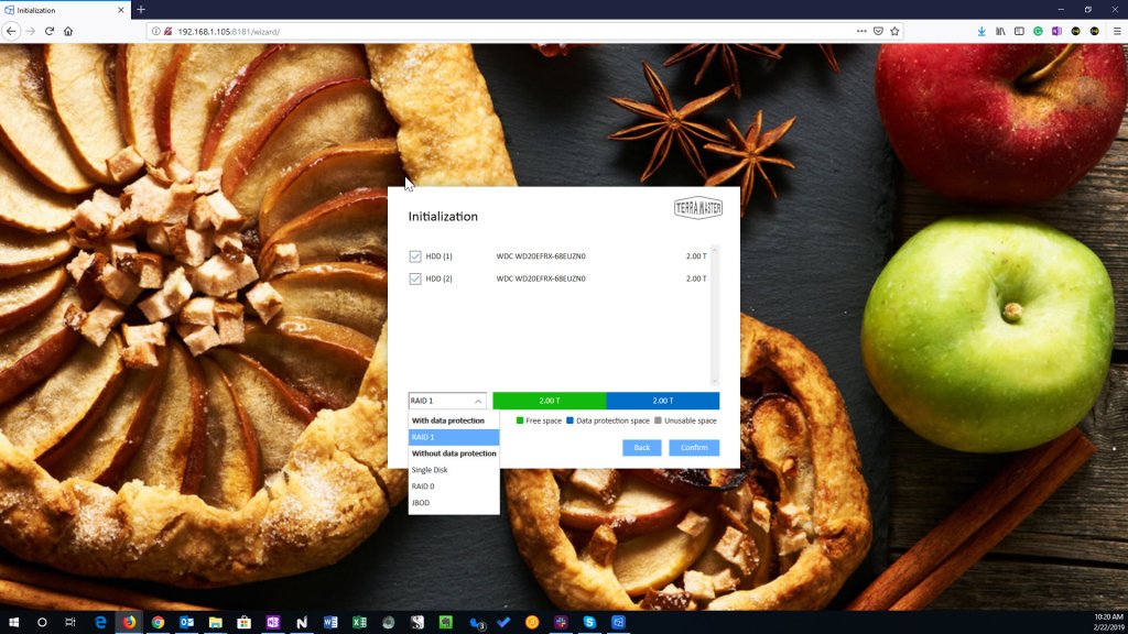 terramaster OS_drive_setup_screenshot
