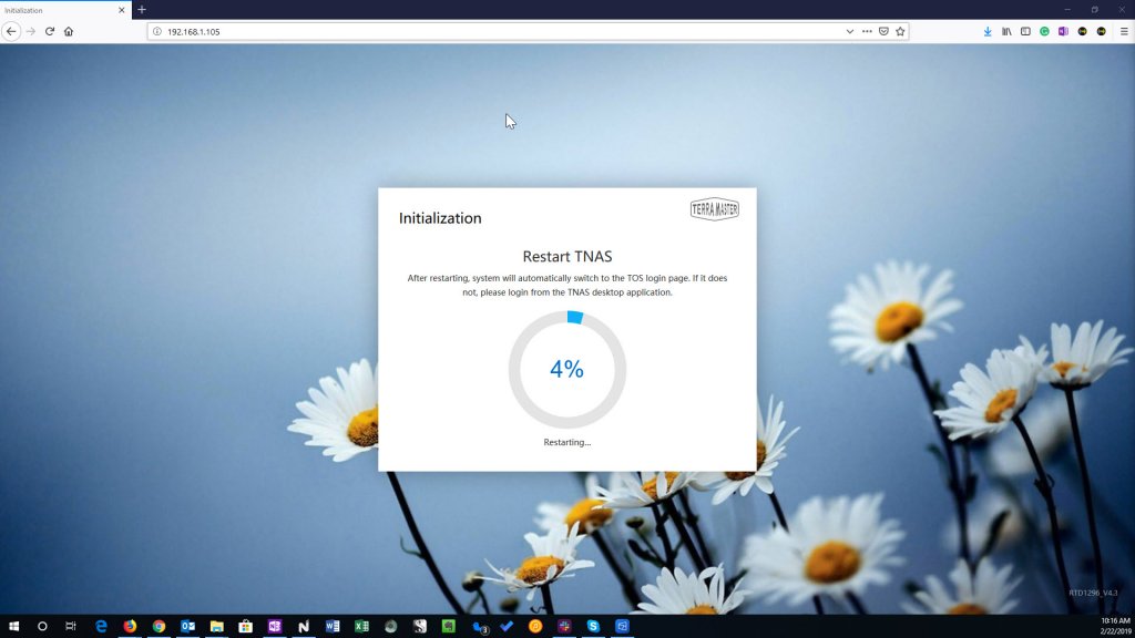 terramaster OS_initialization_screenshot