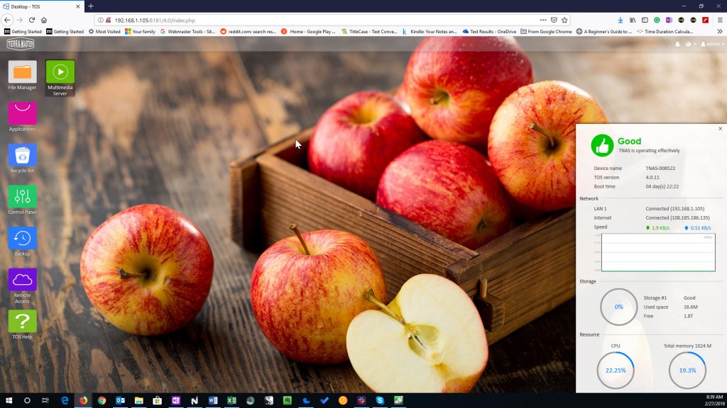 terramaster OS_user-interface