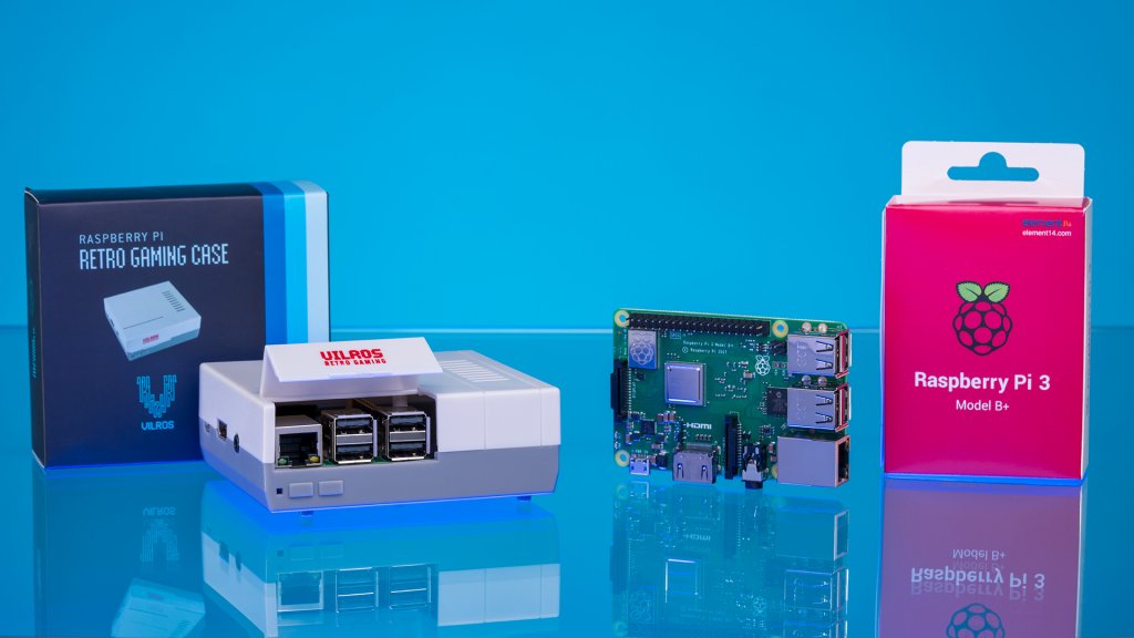 Each Vilros retro gaming kit includes a Raspberry Pi 3 B+ and an NES-inspired case.