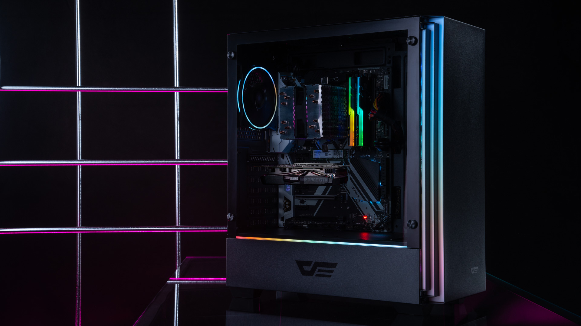 darkFlash once again impresses with their beautiful and reliable RGB components,, like the J11 case and L6 cooling fan.