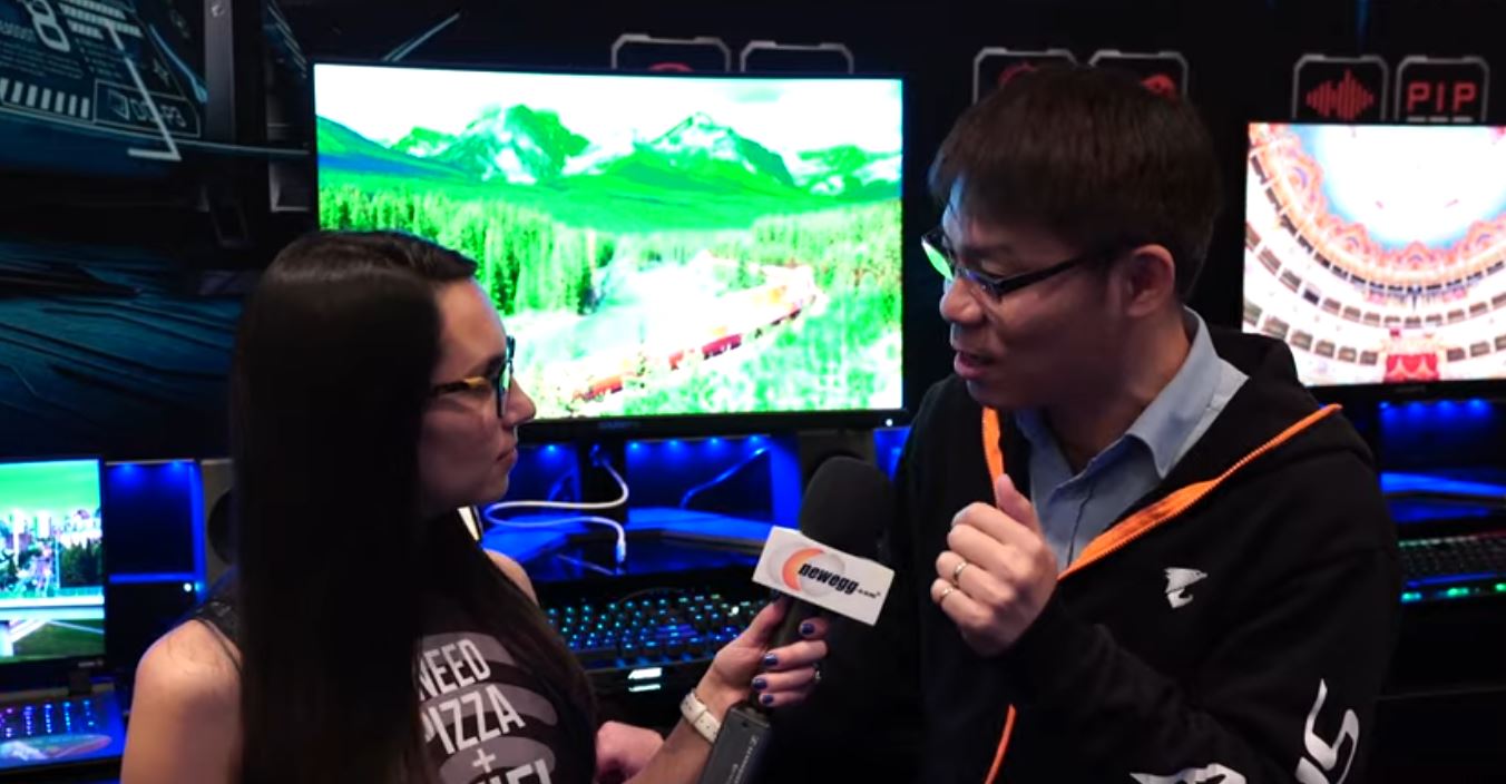 gigabyte ces 2020 monitors interview