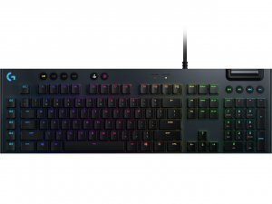 Logitech G815 LIGHTSYNC RGB Mechanical Gaming Keyboard With Linear Switches for working from home