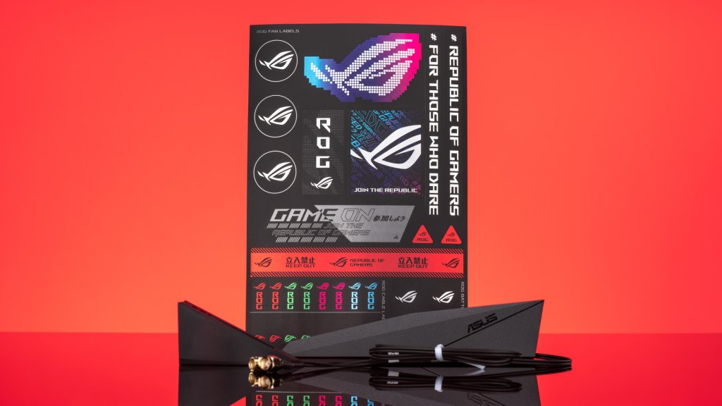 ASUS B550 ROG Strix - stickers and wifi