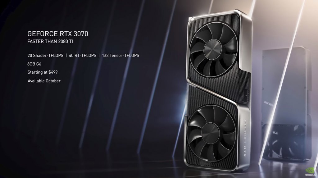 NVIDIA Geforce RTX 30 series 3070