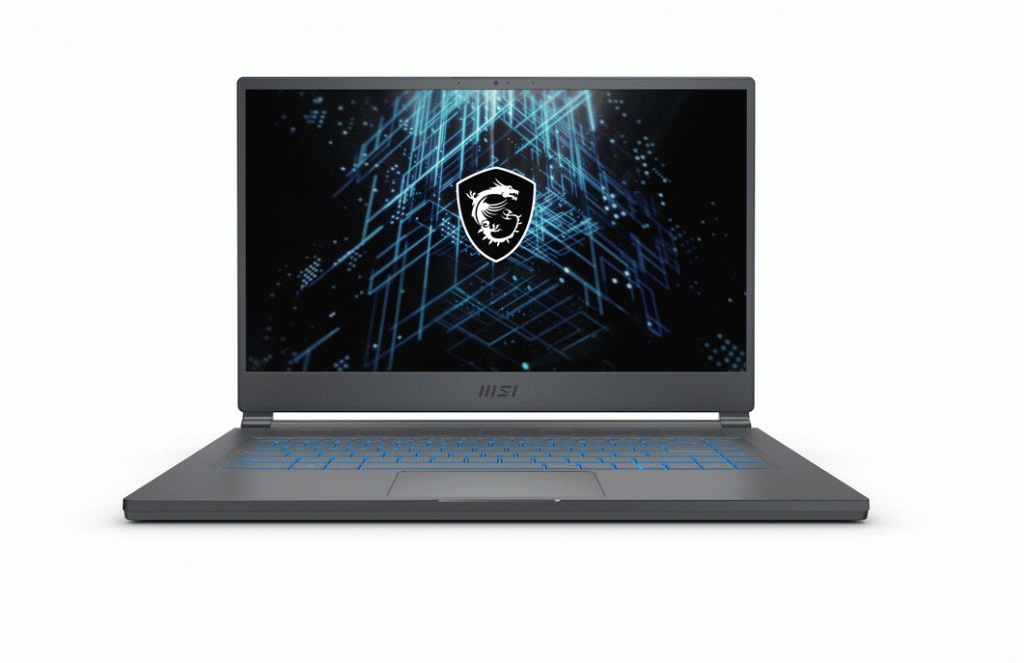 MSI stealth 15s stock image