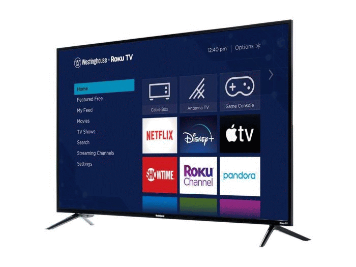 A Westinghouse TV with built-in Roku