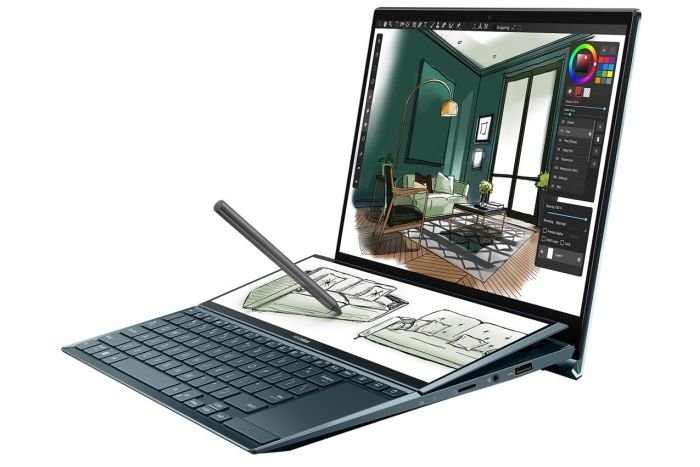 ZenBook Duo with ScreenPad Plus feature