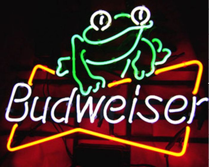 Budweiser Frog Neon
