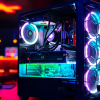 A high-end pre-built gaming PC