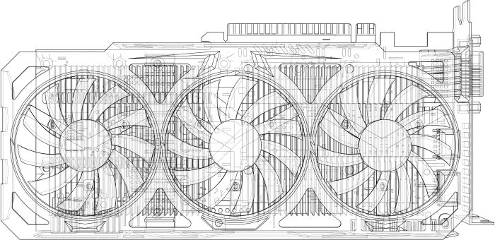 Graphics Card Illustration