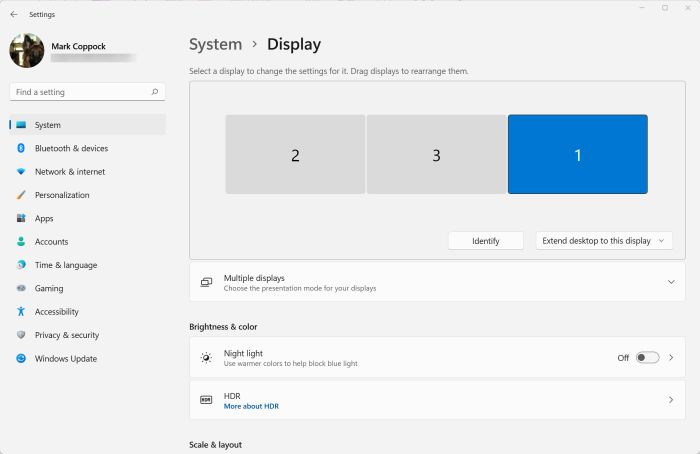 How to configure multiple screens