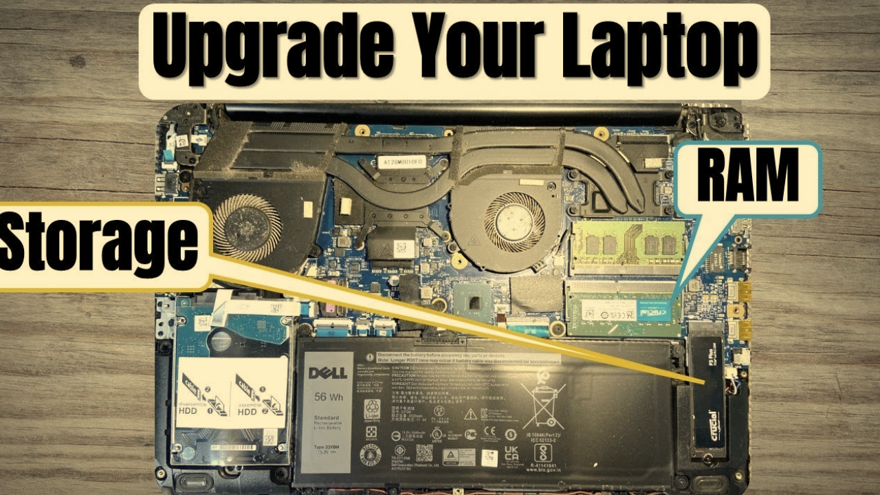 Laptop upgrade guide step-by-step laptop RAM and SSD upgrade