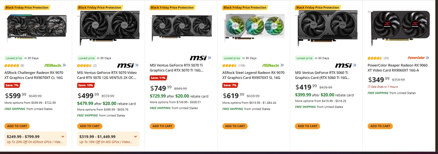 Black Friday --GPU