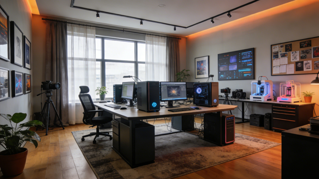 Creative Studio Environment Panorama