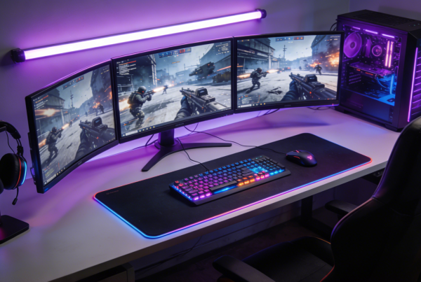 Immersive Gaming Battle Station with RGB