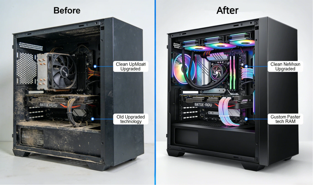 Before and After Upgrade Comparison