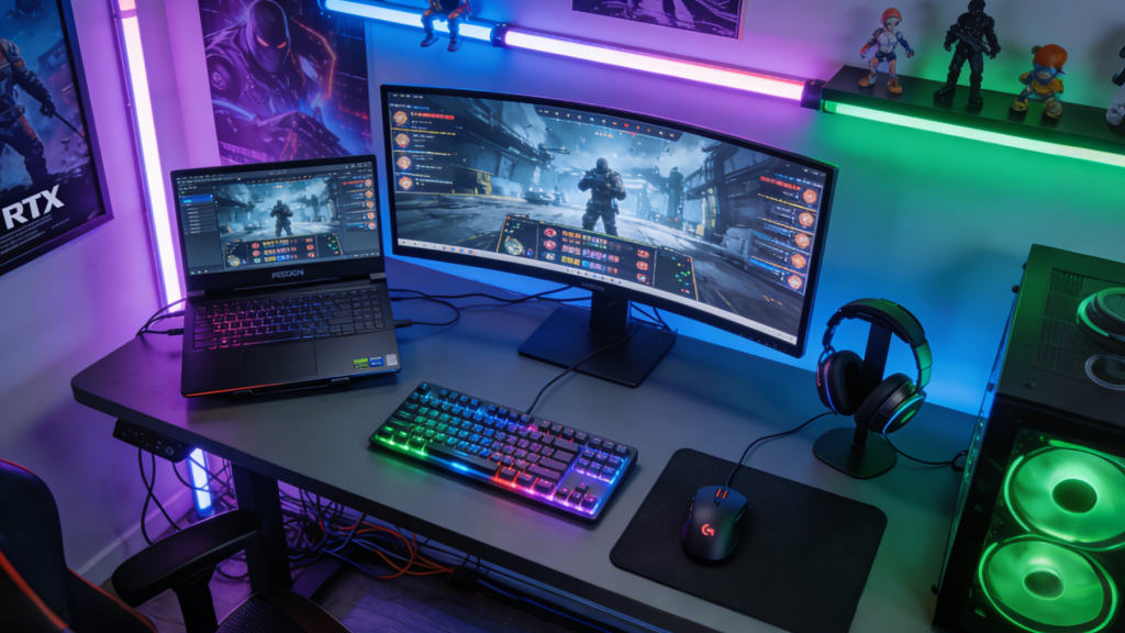 Complete Gaming Battlestation Setup