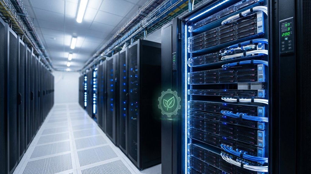 Modern Data Center Server Rack