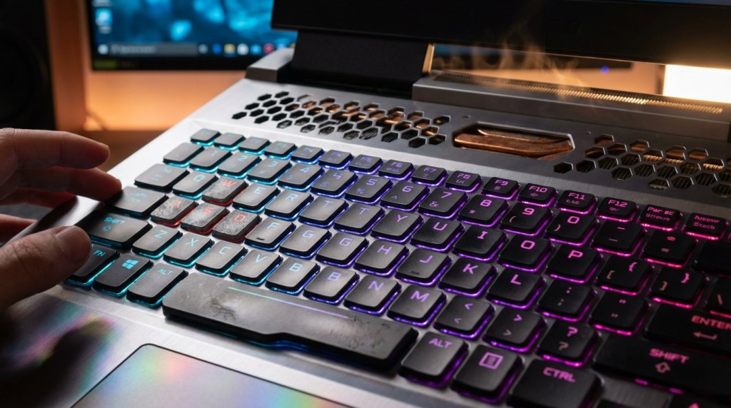 Technical Excellence - Keyboard and Cooling Detail