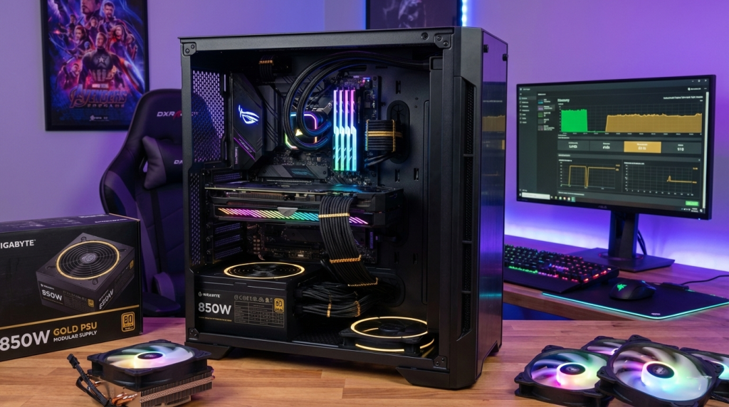 Gaming PC Build with Gold Certified PSU