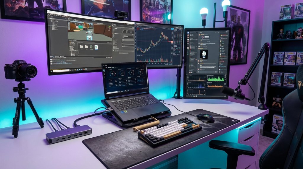 Battlestation Evolution - Multi-Monitor Docking Setup