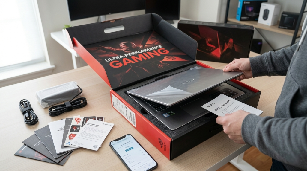 Unboxing Excitement - New Technology Experience