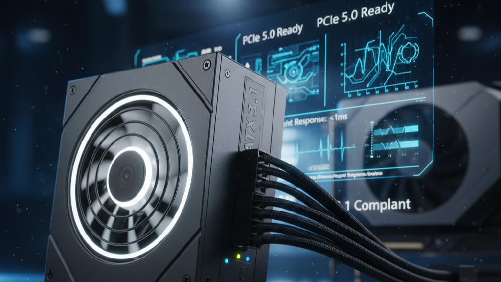 ATX 3.1 Power Supply Close-up