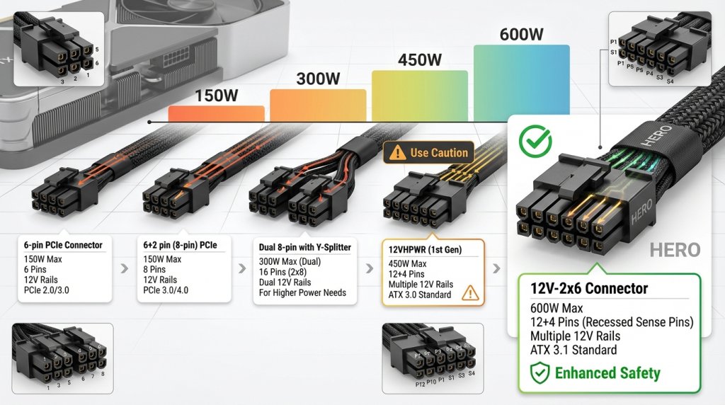 12V-2x6 Connector Comparison Display