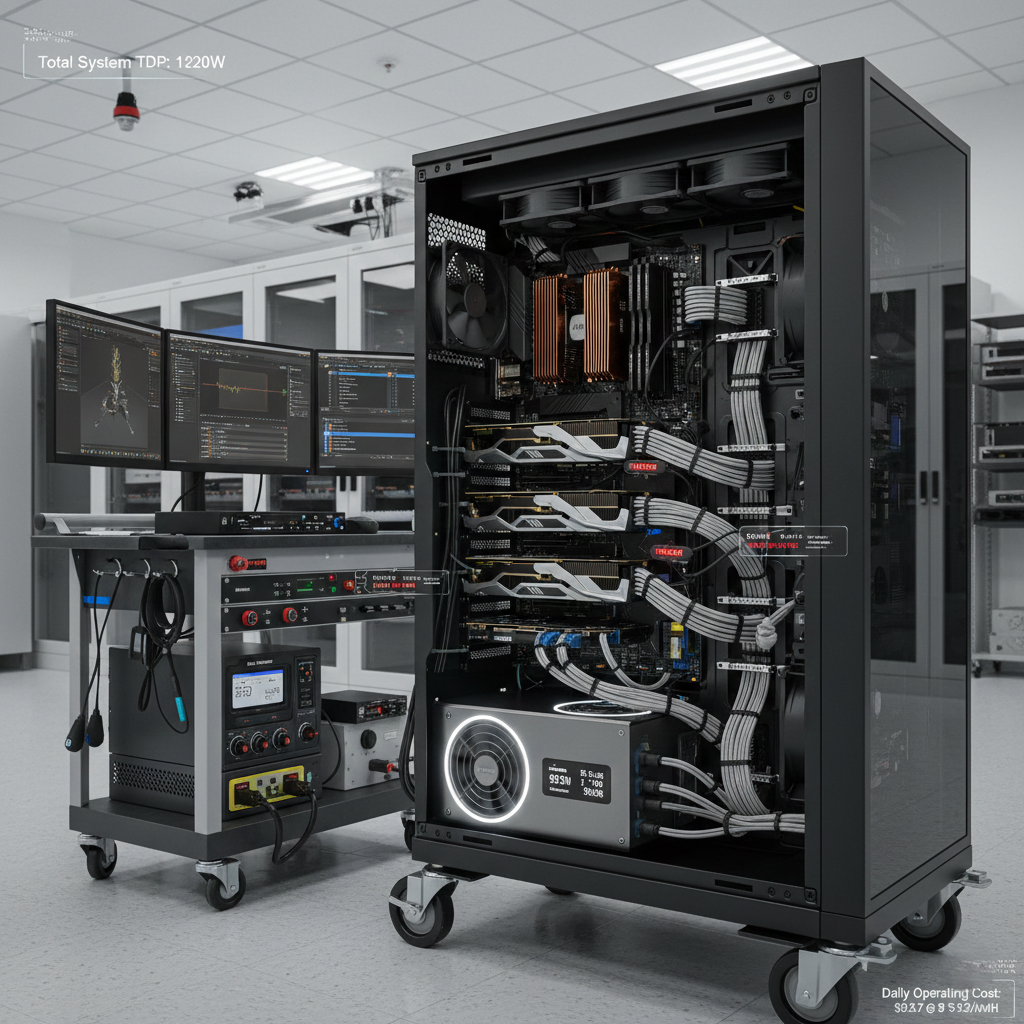 Multi-GPU Workstation Power Infrastructure