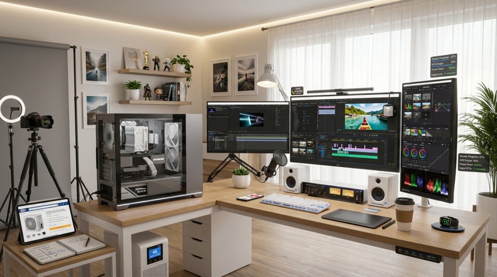 Content Creator Workstation Power Setup