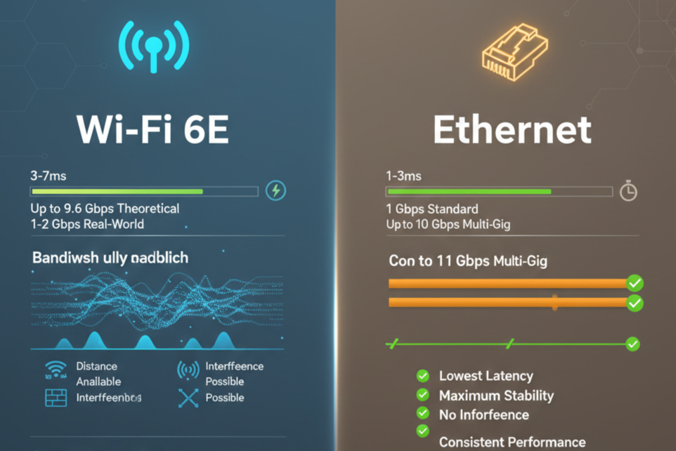 Technical Comparison Infographic - Performance Metrics Visualization