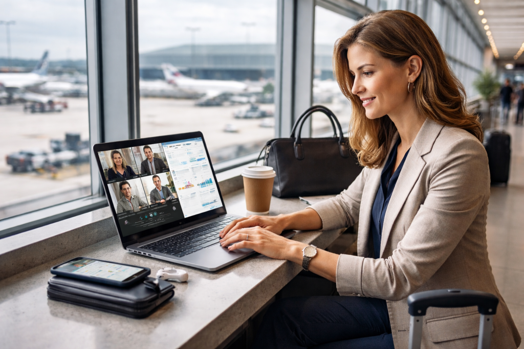 Mobile Professional - Airport or Transit Hub Business Traveler