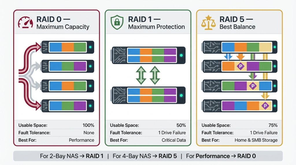 RAID Configuration Educational Infographic
